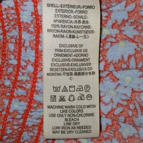 Free People A Bit of Something Sweet Red Floral Crop Top - Picture 6 of 6